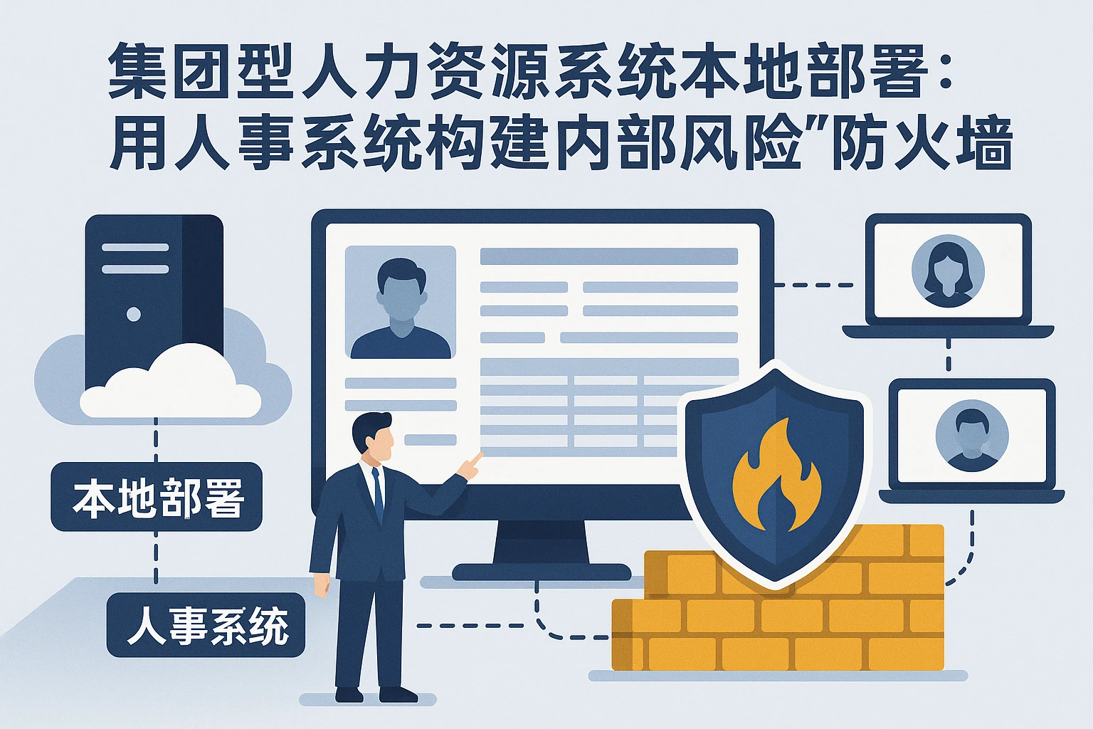集团型人力资源系统本地部署：用人事系统构建内部风险“防火墙”
