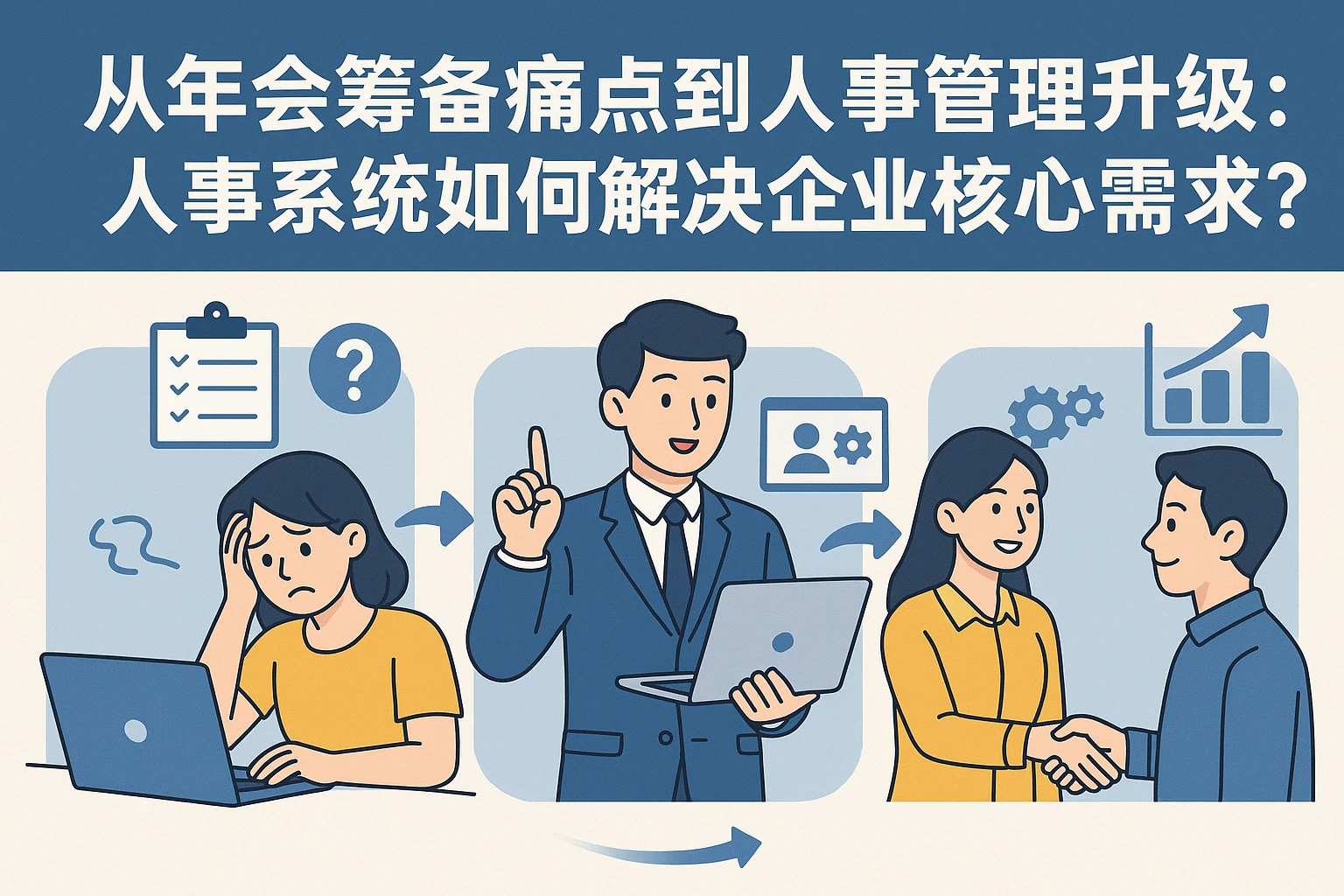 从年会筹备痛点到人事管理升级：人事系统如何解决企业核心需求？
