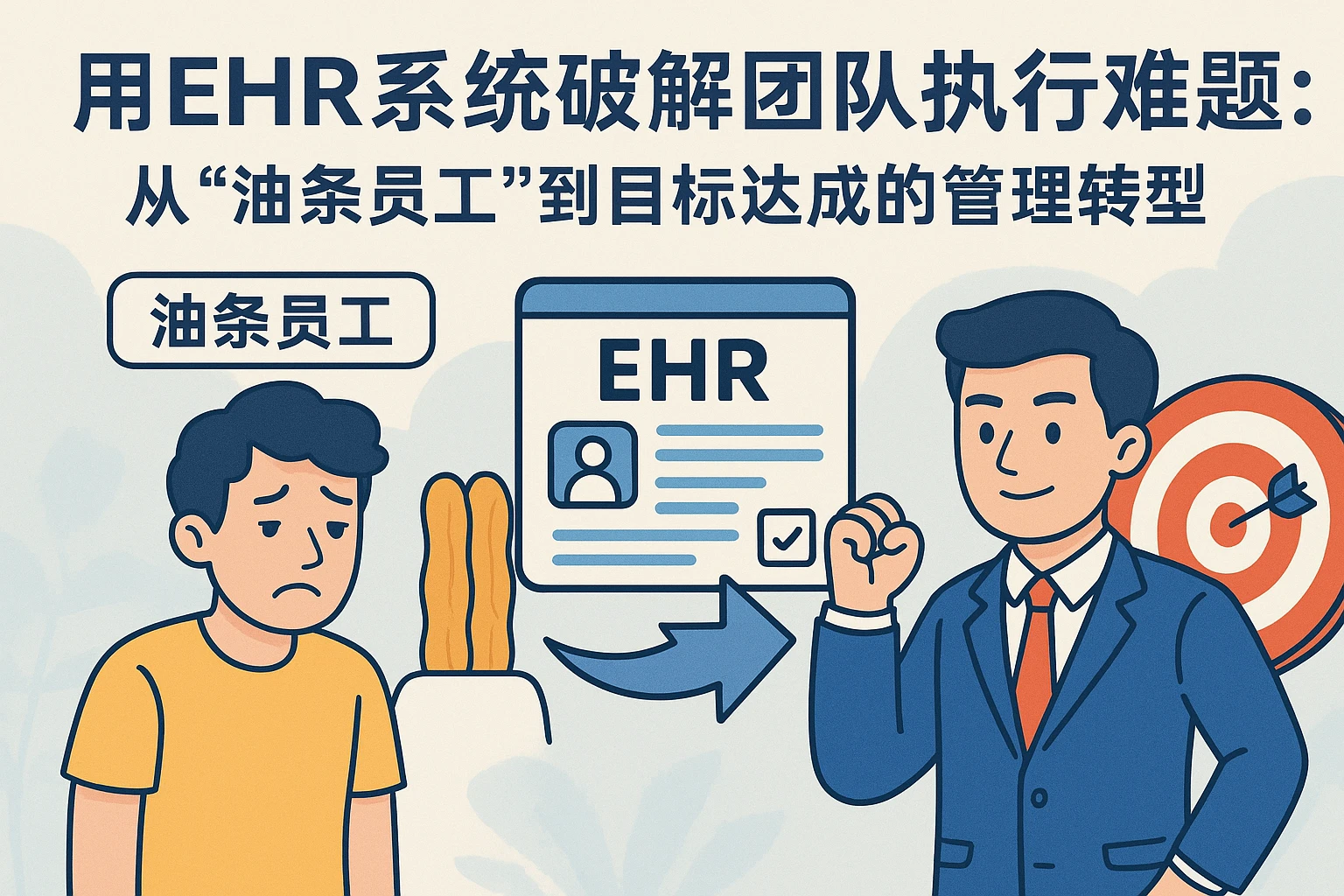 用EHR系统破解团队执行难题：从“油条员工”到目标达成的管理转型