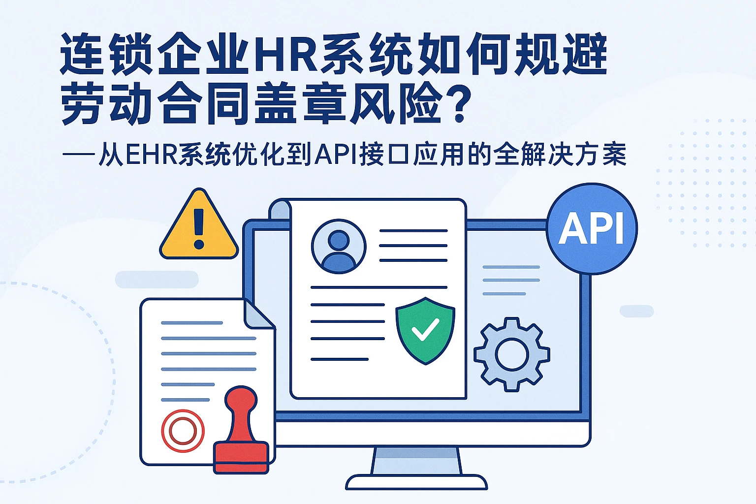 连锁企业HR系统如何规避劳动合同盖章风险？——从EHR系统优化到API接口应用的全解决方案