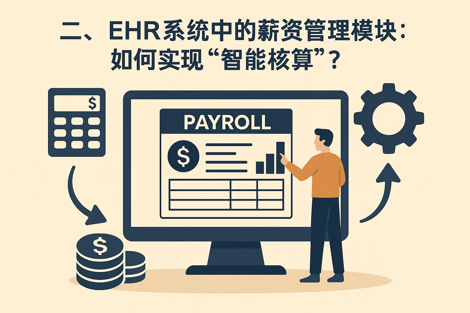 二、EHR系统中的薪资管理模块：如何实现“智能核算”？