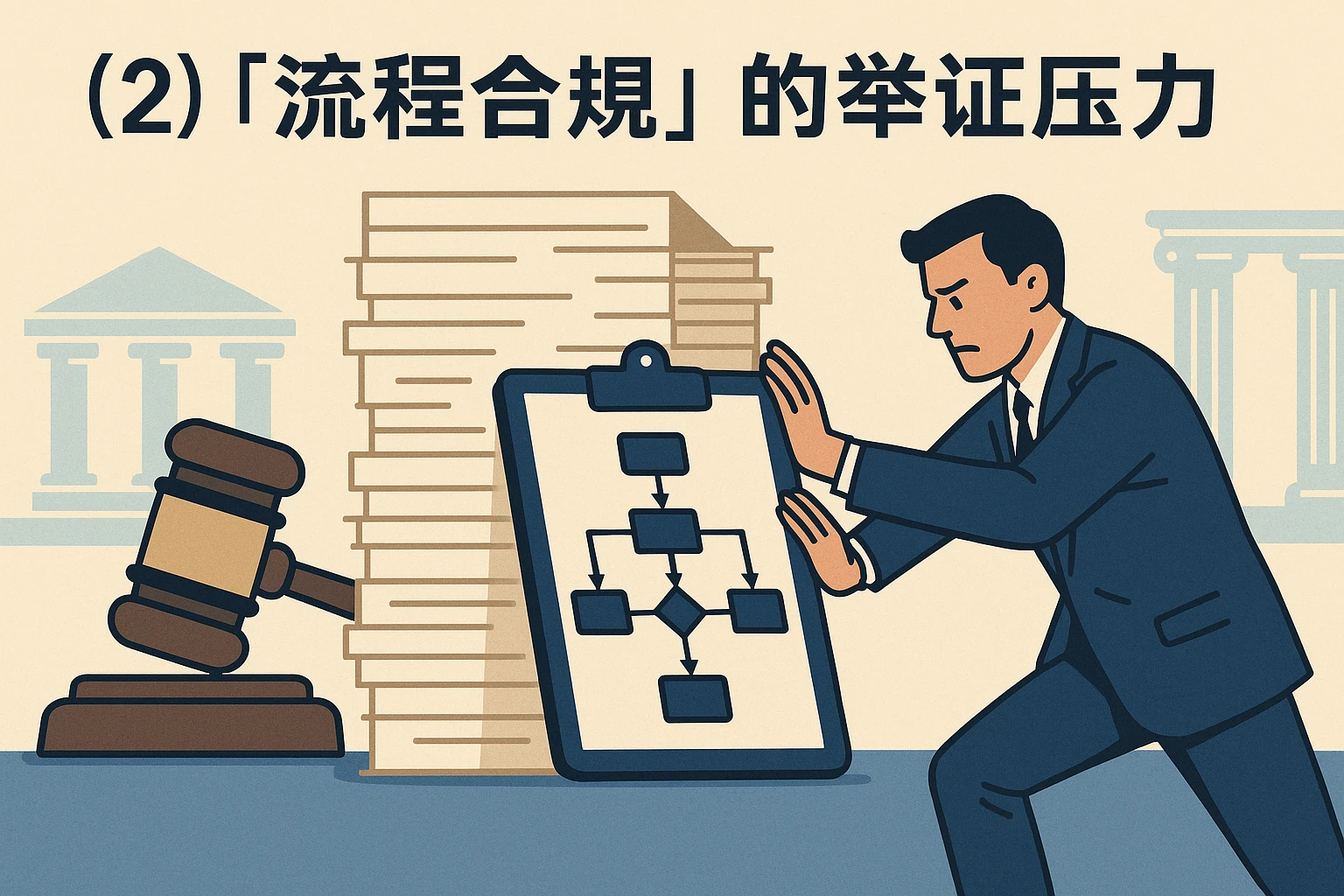 （2）“流程合规”的举证压力