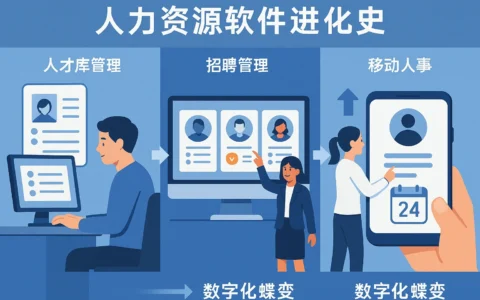 人力资源软件进化史：从人才库管理到移动人事的数字化蝶变