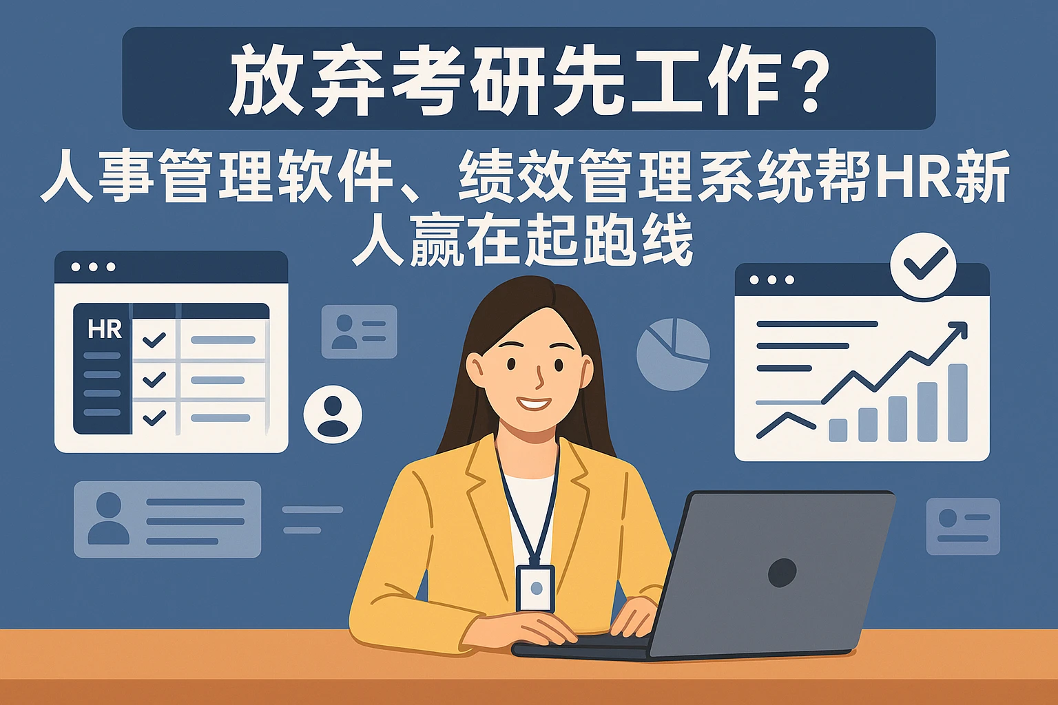 放弃考研先工作？人事管理软件、绩效管理系统帮HR新人赢在起跑线