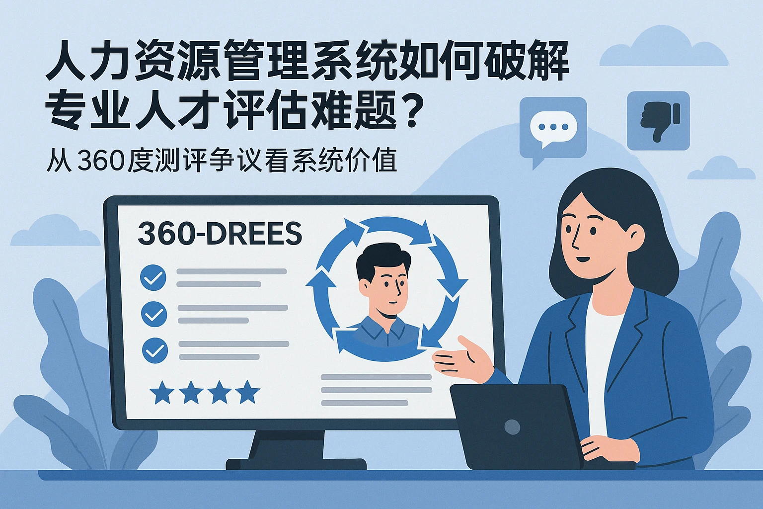 人力资源管理系统如何破解专业人才评估难题？从360度测评争议看系统价值