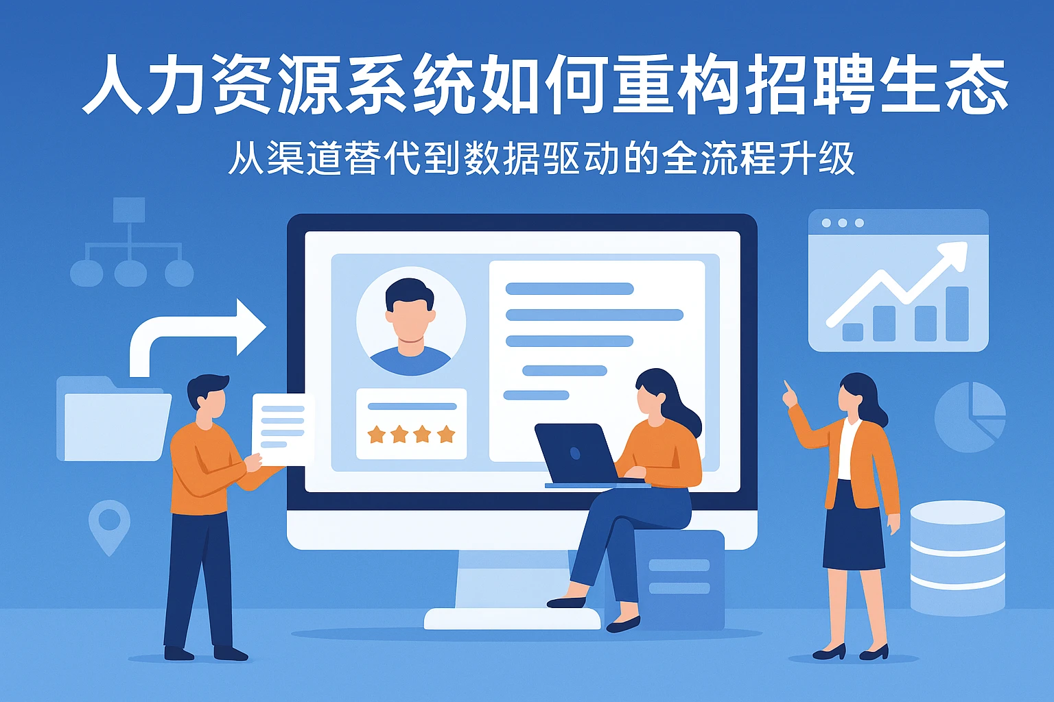 人力资源系统如何重构招聘生态?从渠道替代到数据驱动的全流程升级