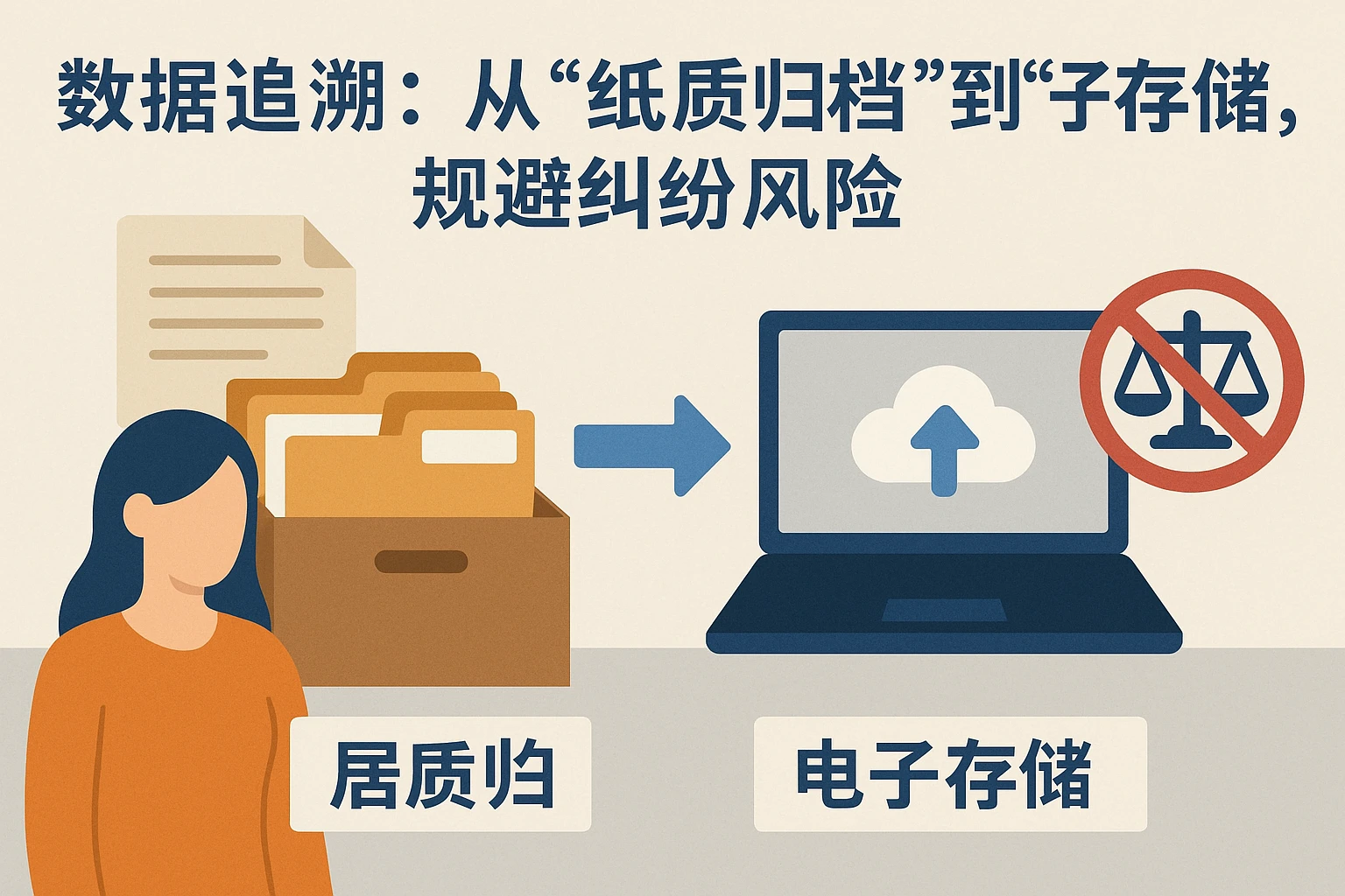 2. 数据追溯：从“纸质归档”到“电子存储”，规避纠纷风险