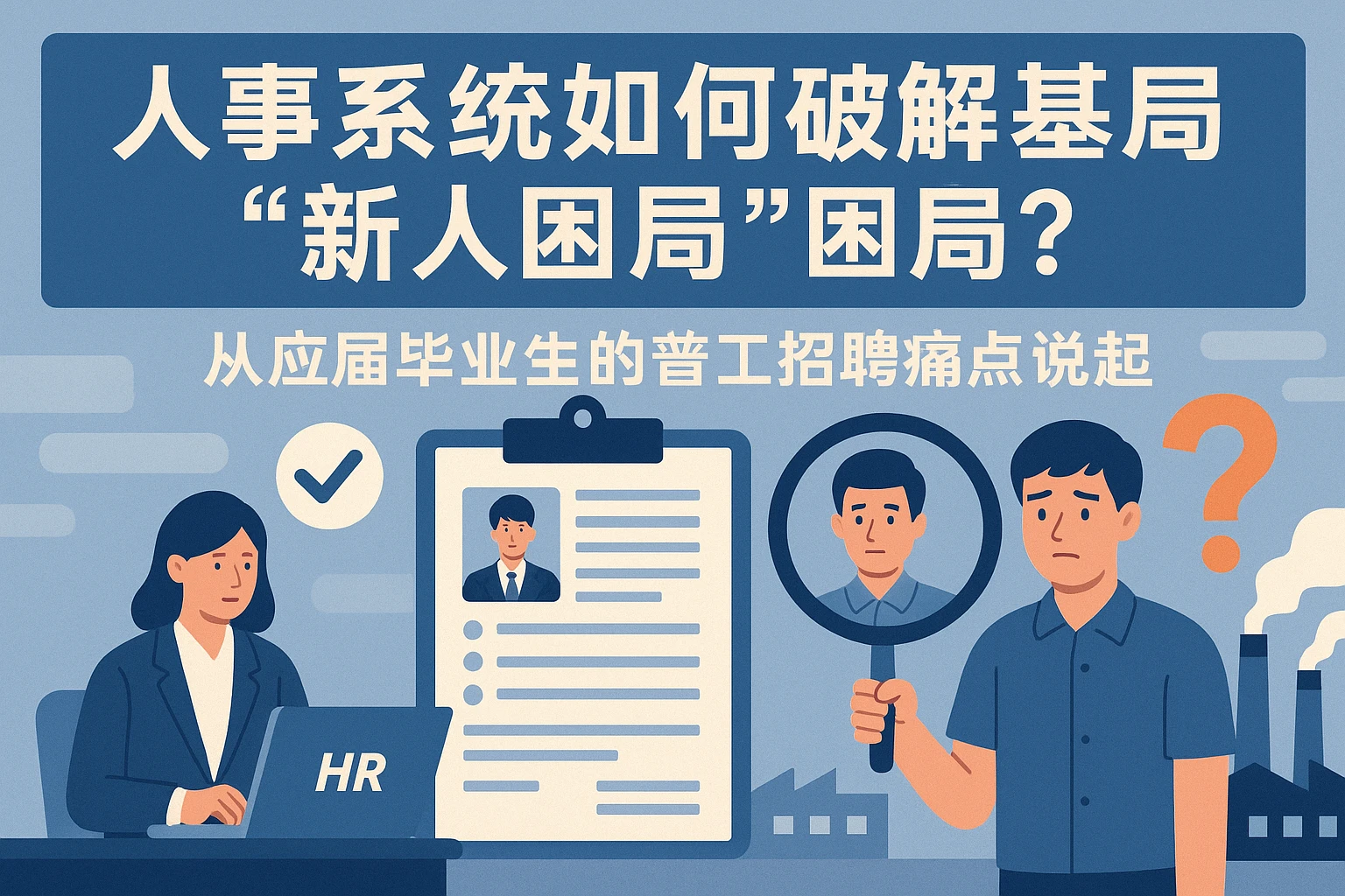人事系统如何破解基层招聘“新人困局”?从应届毕业生的普工招聘痛点说起