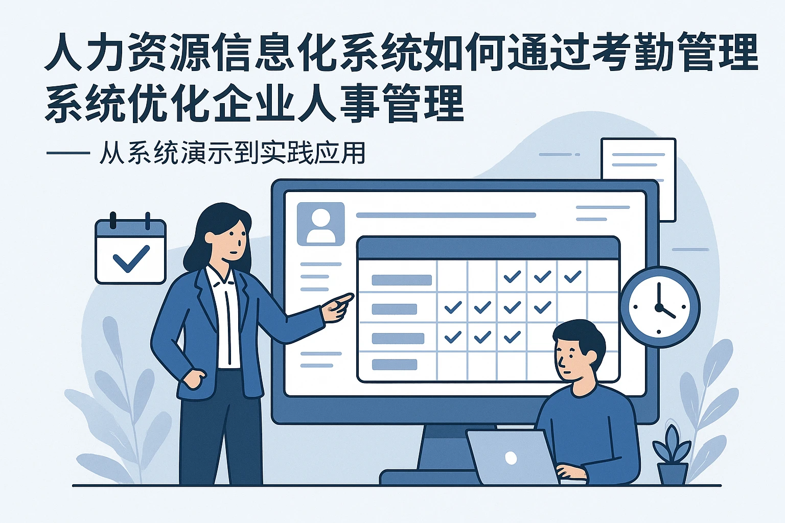 人力资源信息化系统如何通过考勤管理系统优化企业人事管理——从系统演示到实践应用