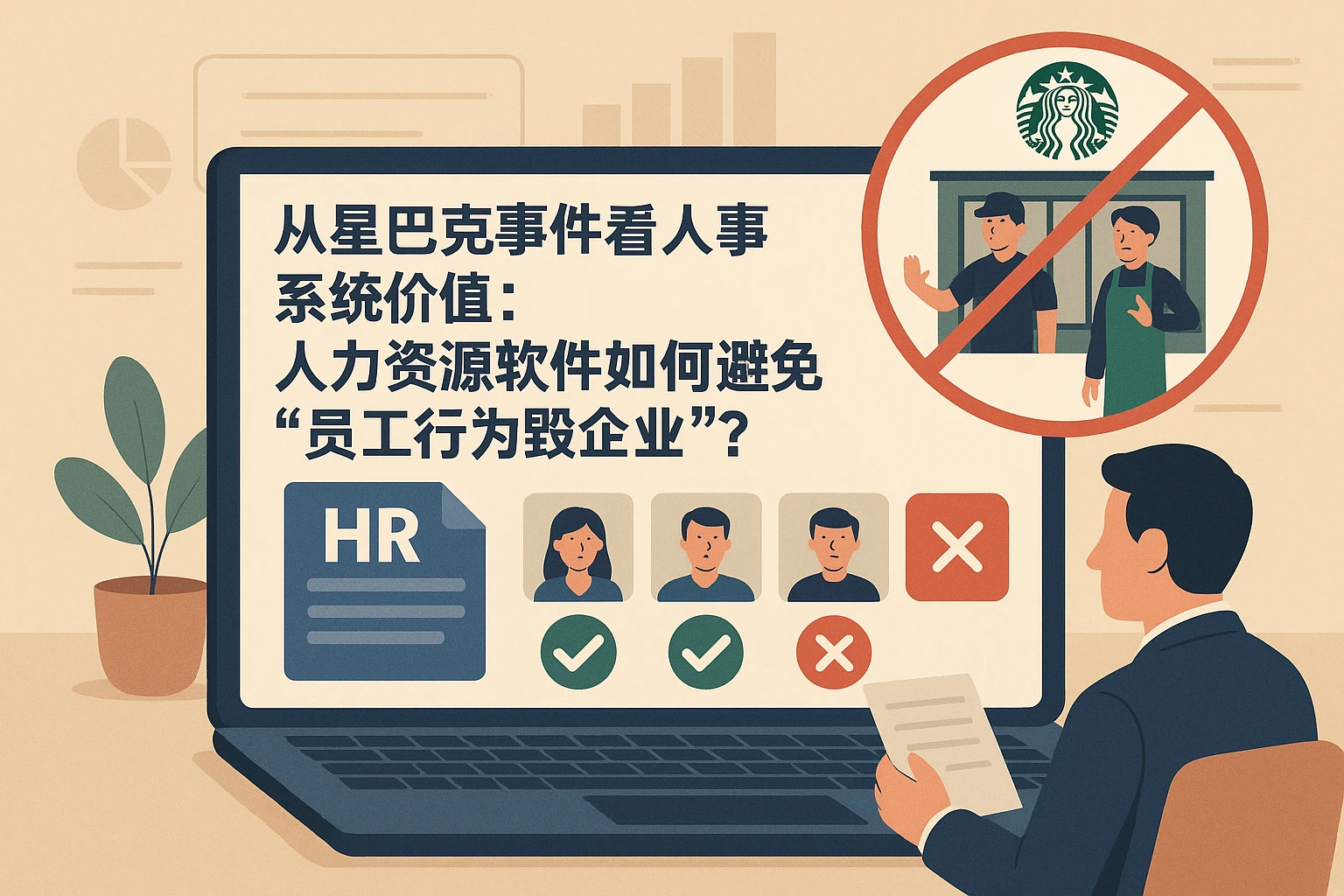 从星巴克事件看人事系统价值：人力资源软件如何避免“员工行为毁企业”？