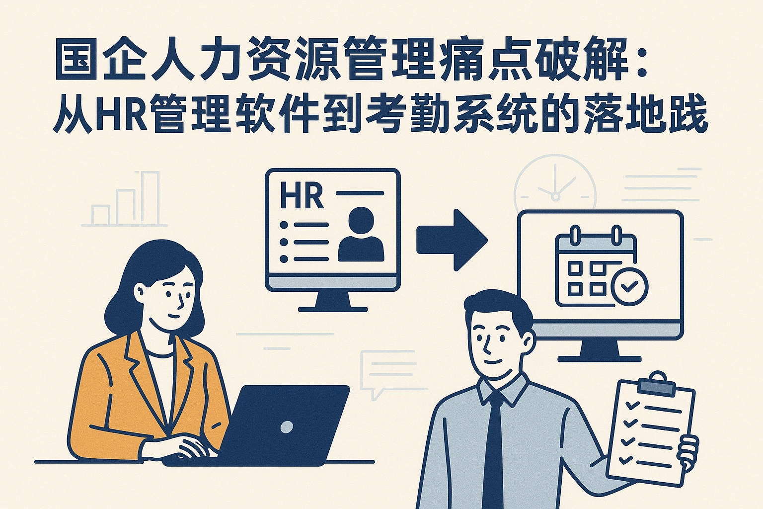 国企人力资源管理痛点破解：从HR管理软件到考勤系统的落地实践