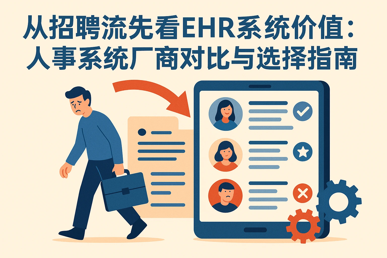 从招聘流失看EHR系统价值：人事系统厂商对比与选择指南