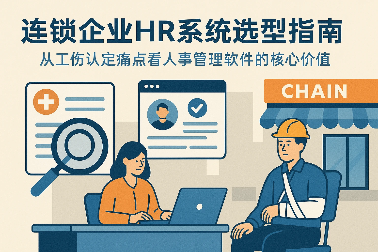连锁企业HR系统选型指南:从工伤认定痛点看人事管理软件的核心价值