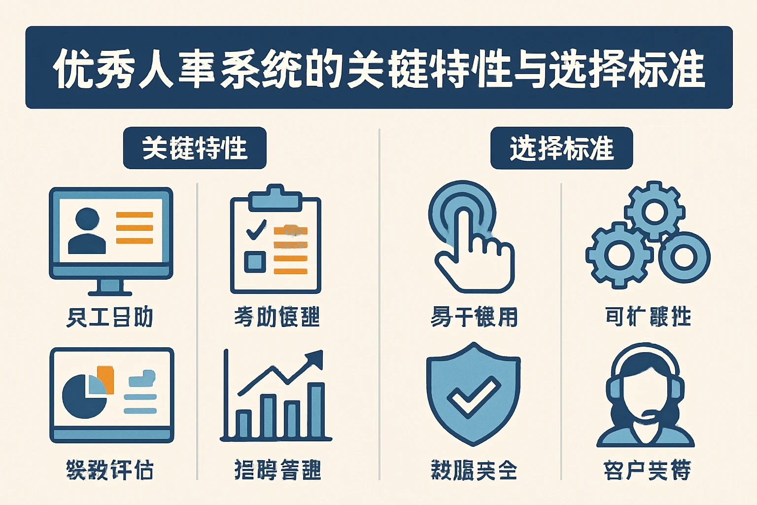 优秀人事系统的关键特性与选择标准