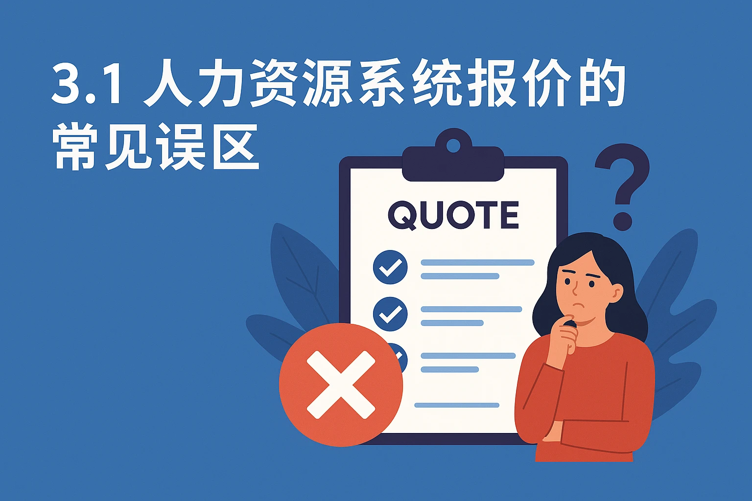 3.1 人力资源系统报价的常见误区