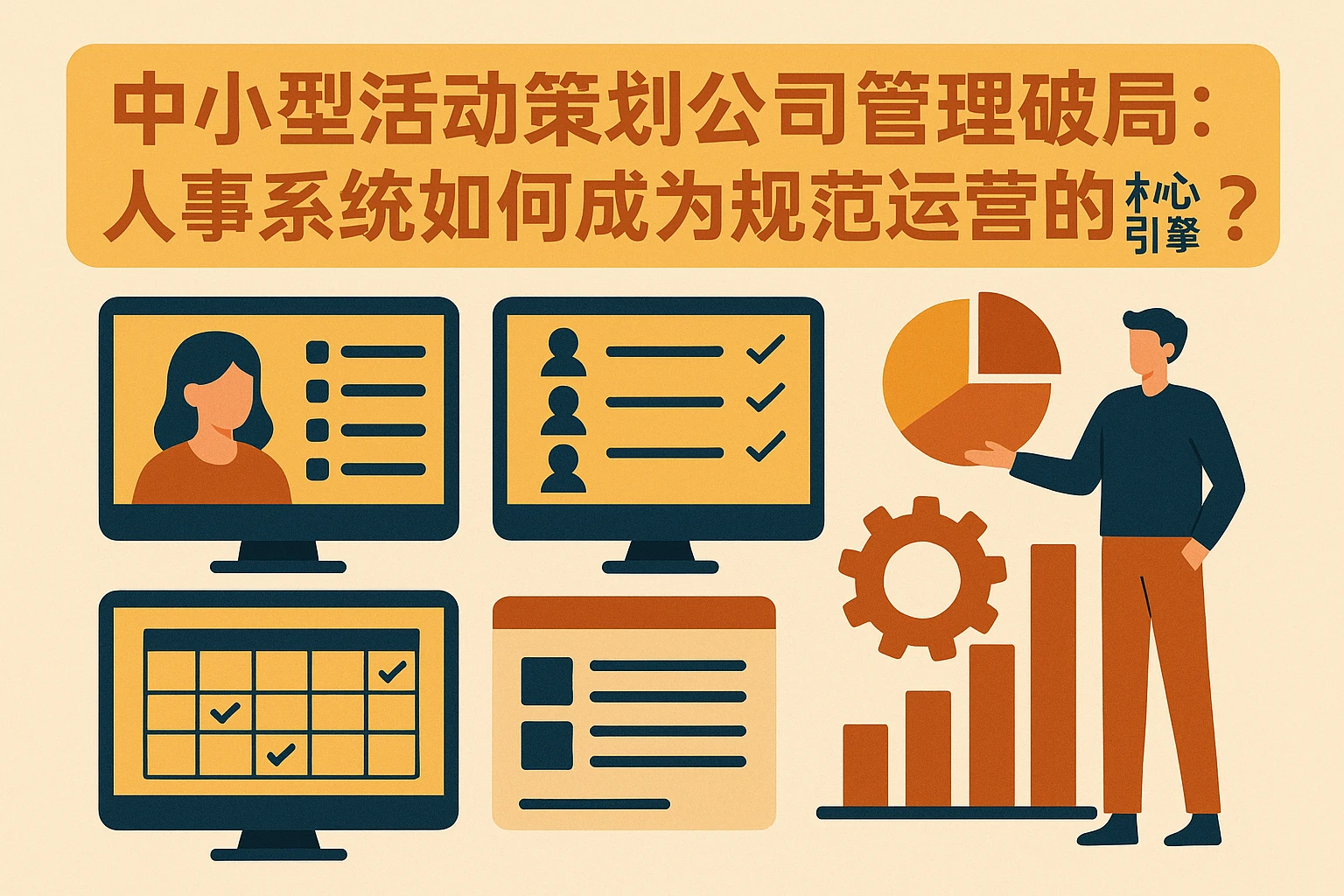 中小型活动策划公司管理破局：人事系统如何成为规范运营的核心引擎？