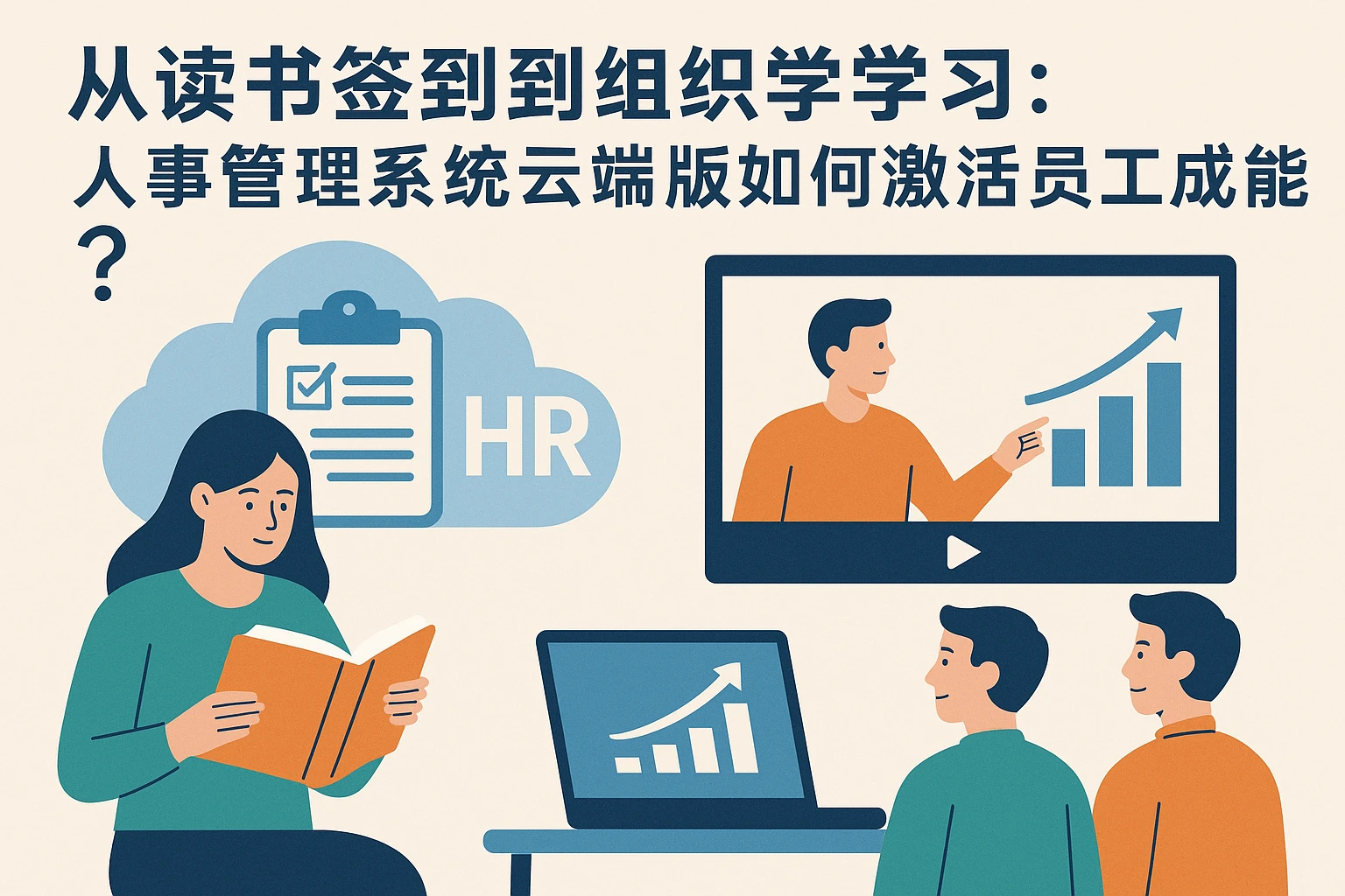 从读书签到到组织学习：人事管理系统云端版如何激活员工成长动能？