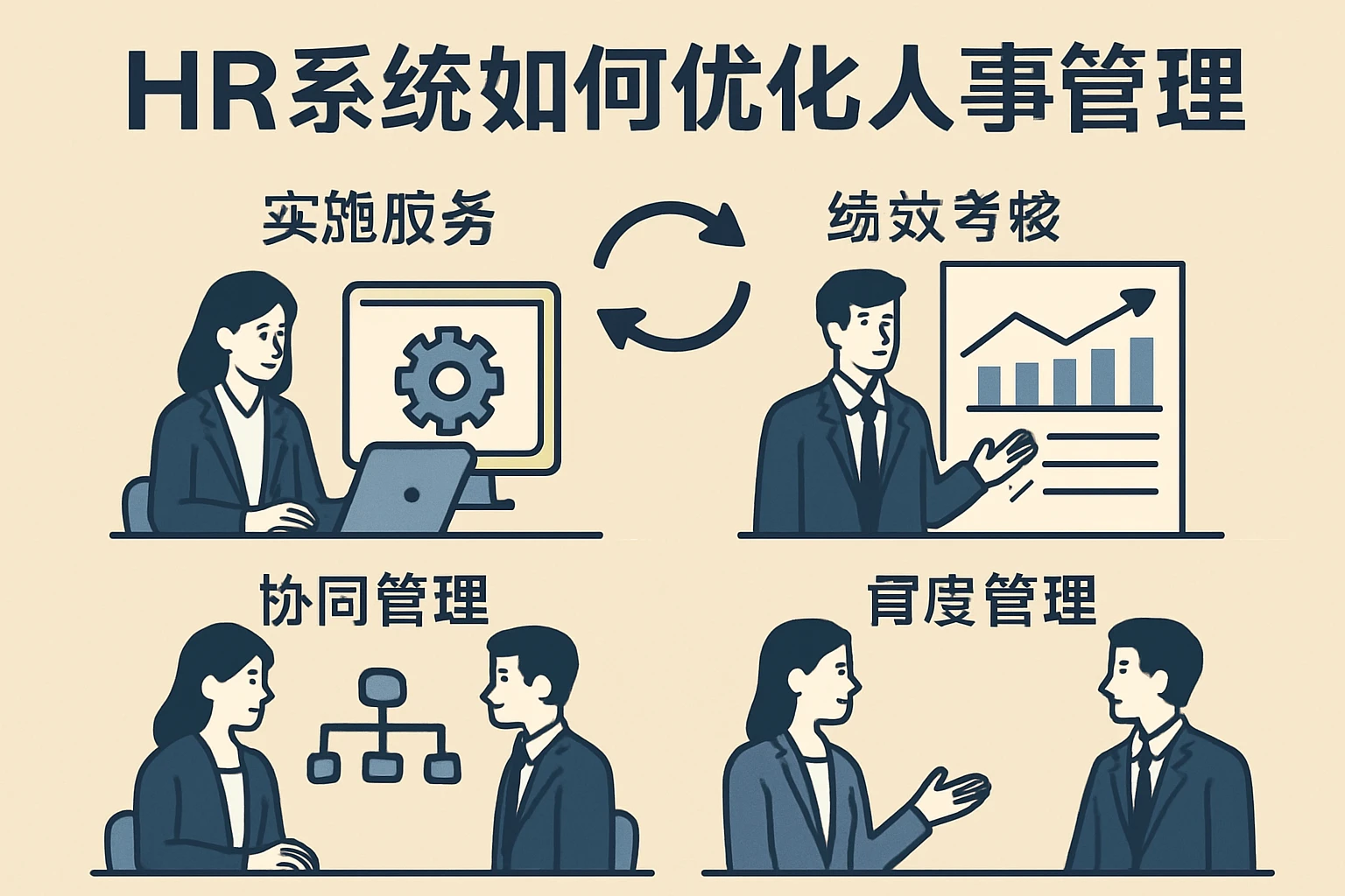 HR系统如何优化人事系统实施服务与绩效考核系统的协同管理