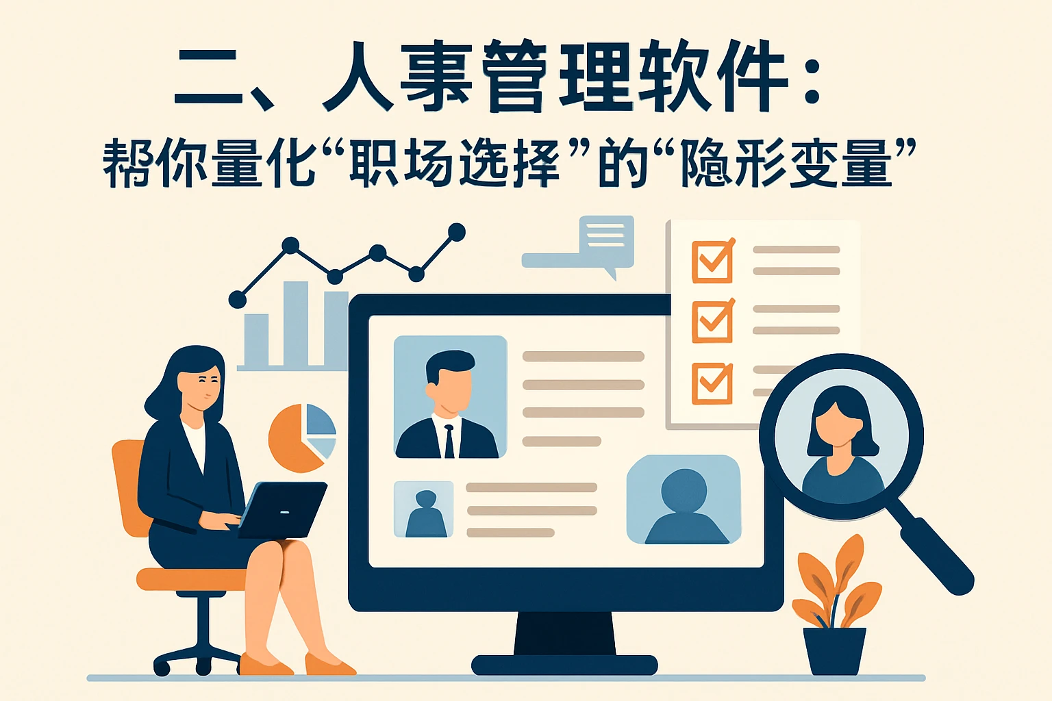 二、人事管理软件：帮你量化“职场选择”的“隐形变量”