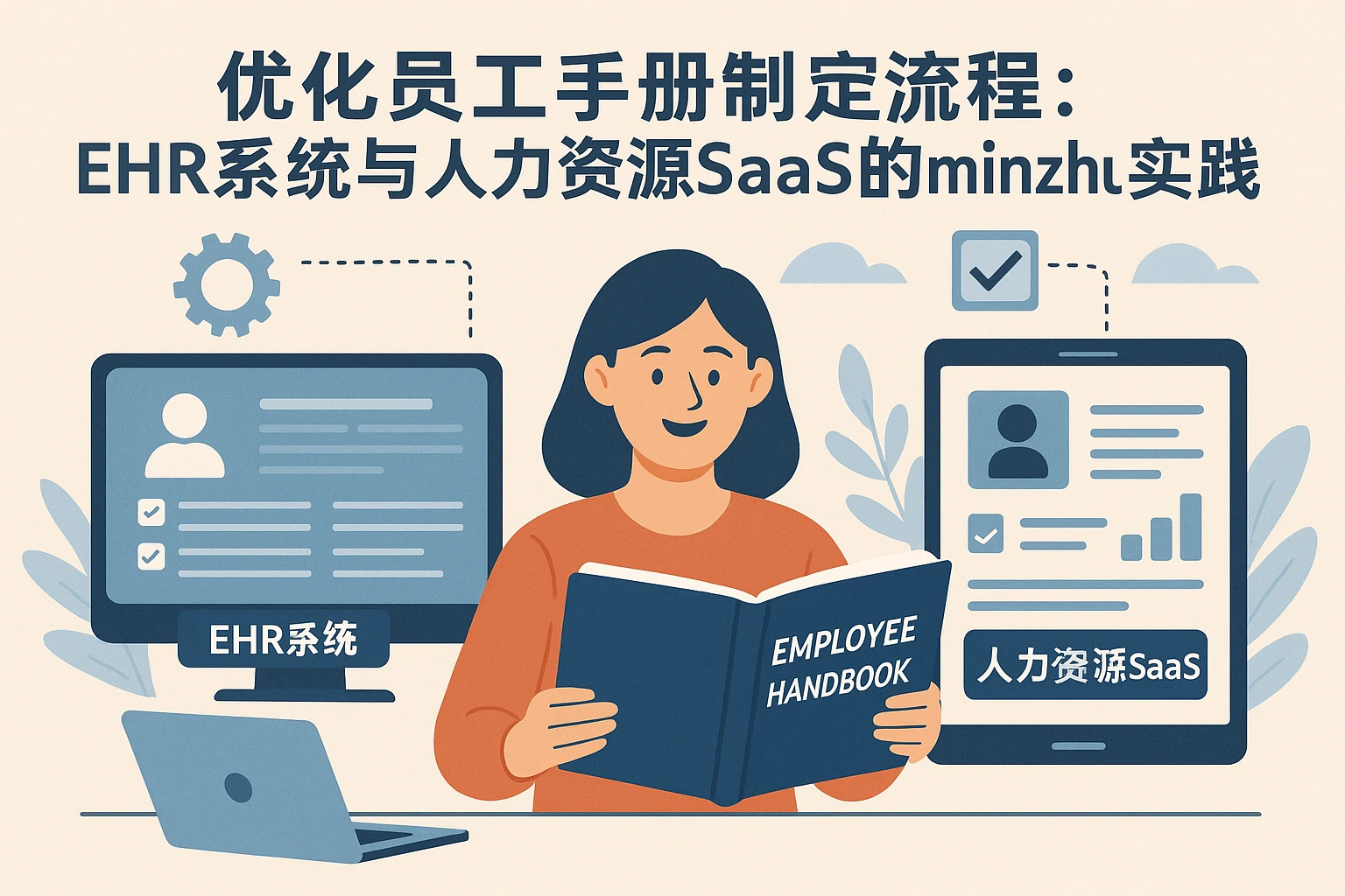 优化员工手册制定流程：EHR系统与人力资源SaaS的minzhu实践