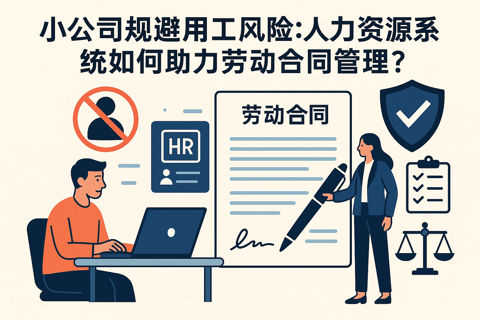 小公司规避用工风险：人力资源系统如何助力劳动合同管理？