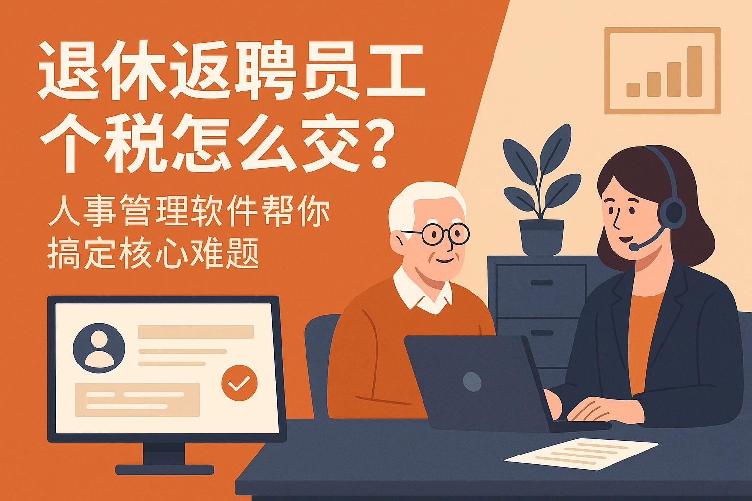 退休返聘员工个税怎么交？人事管理软件帮你搞定核心难题