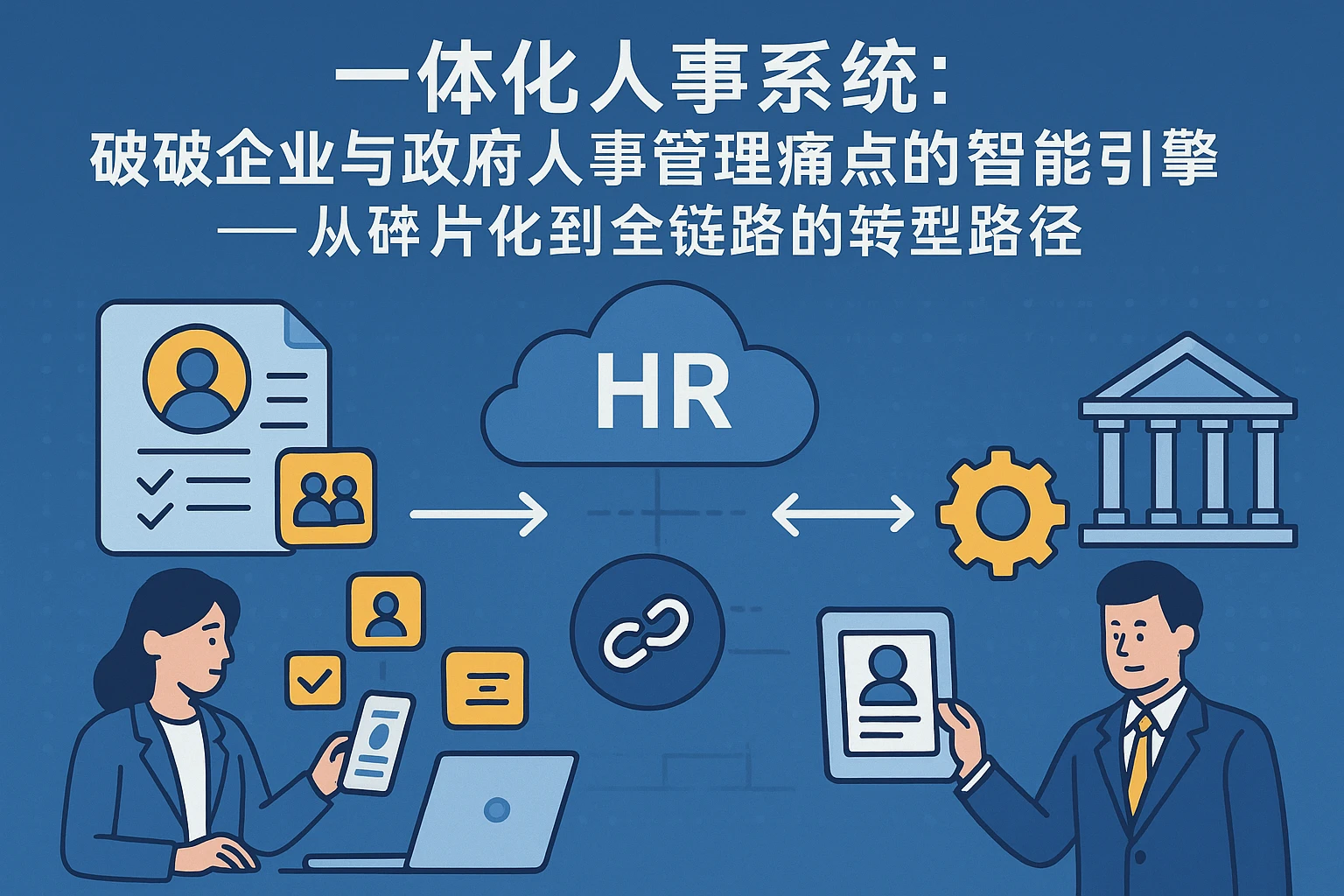 一体化人事系统:破解企业与政府人事管理痛点的智能引擎——从碎片化到全链路的转型路径