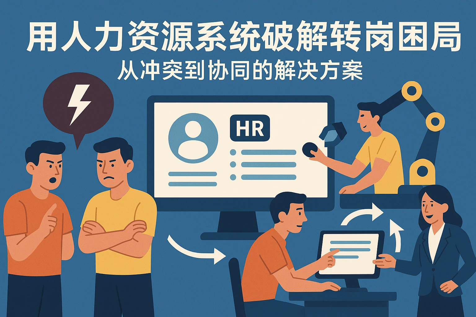 用人力资源系统破解转岗困局:从冲突到协同的解决方案