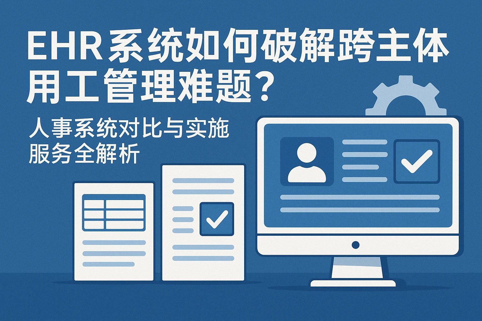 EHR系统如何破解跨主体用工管理难题?人事系统对比与实施服务全解析