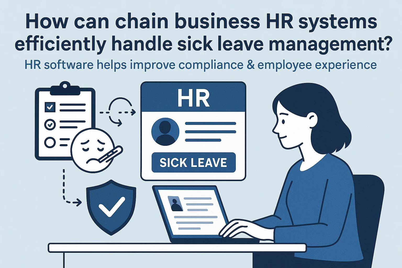 连锁企业HR系统如何高效处理病假管理？人事管理软件助力合规与员工体验提升