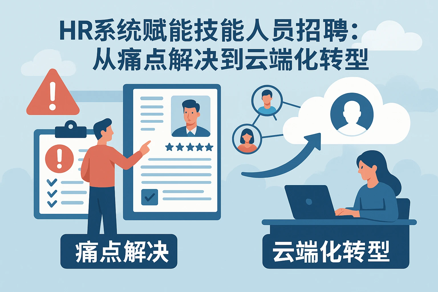 HR系统赋能技能人员招聘：从痛点解决到云端化转型
