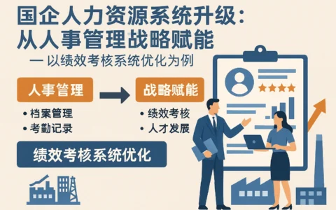 国企人力资源系统升级：从人事管理到战略赋能——以绩效考核系统优化为例