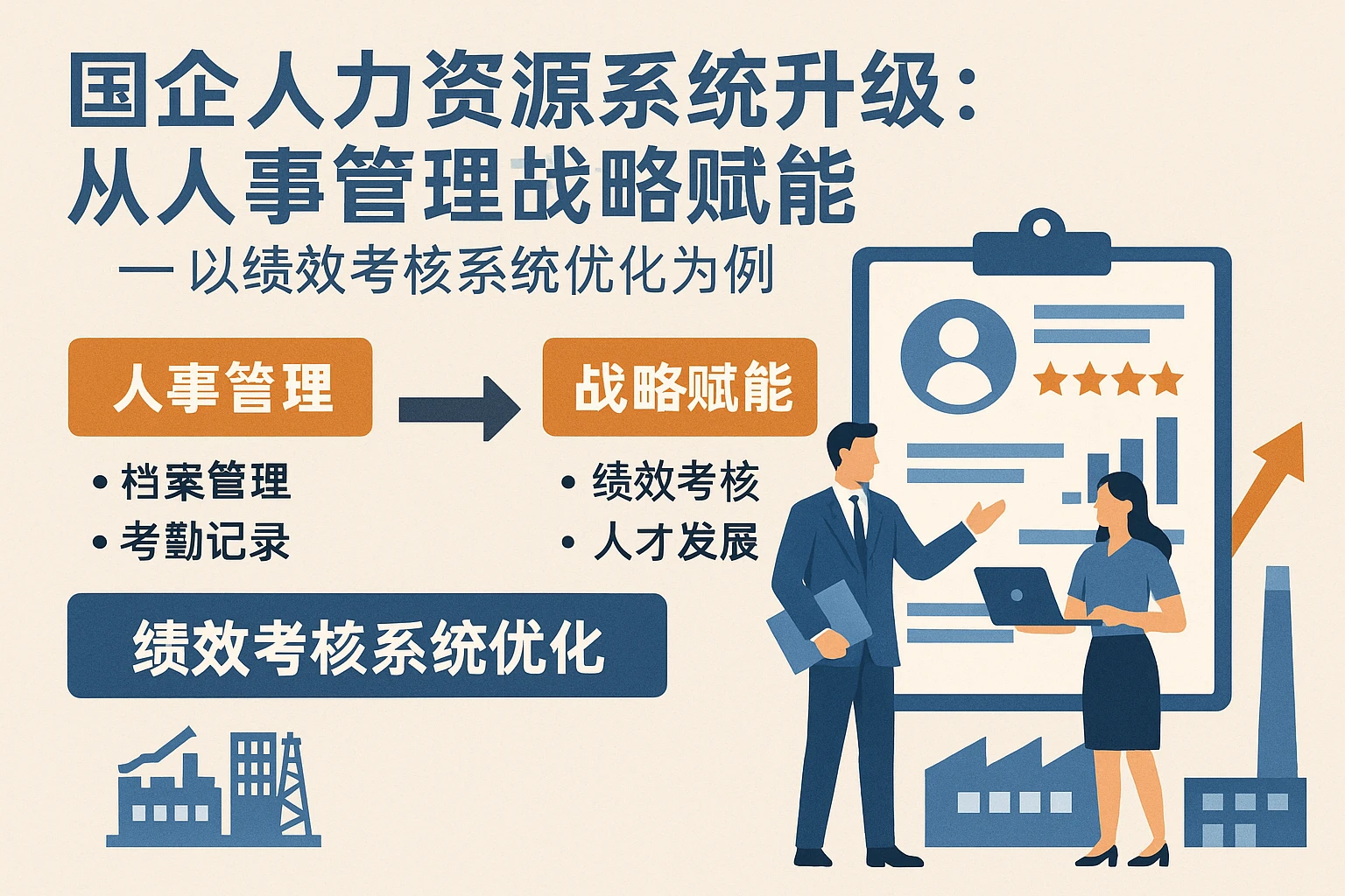 国企人力资源系统升级：从人事管理到战略赋能——以绩效考核系统优化为例