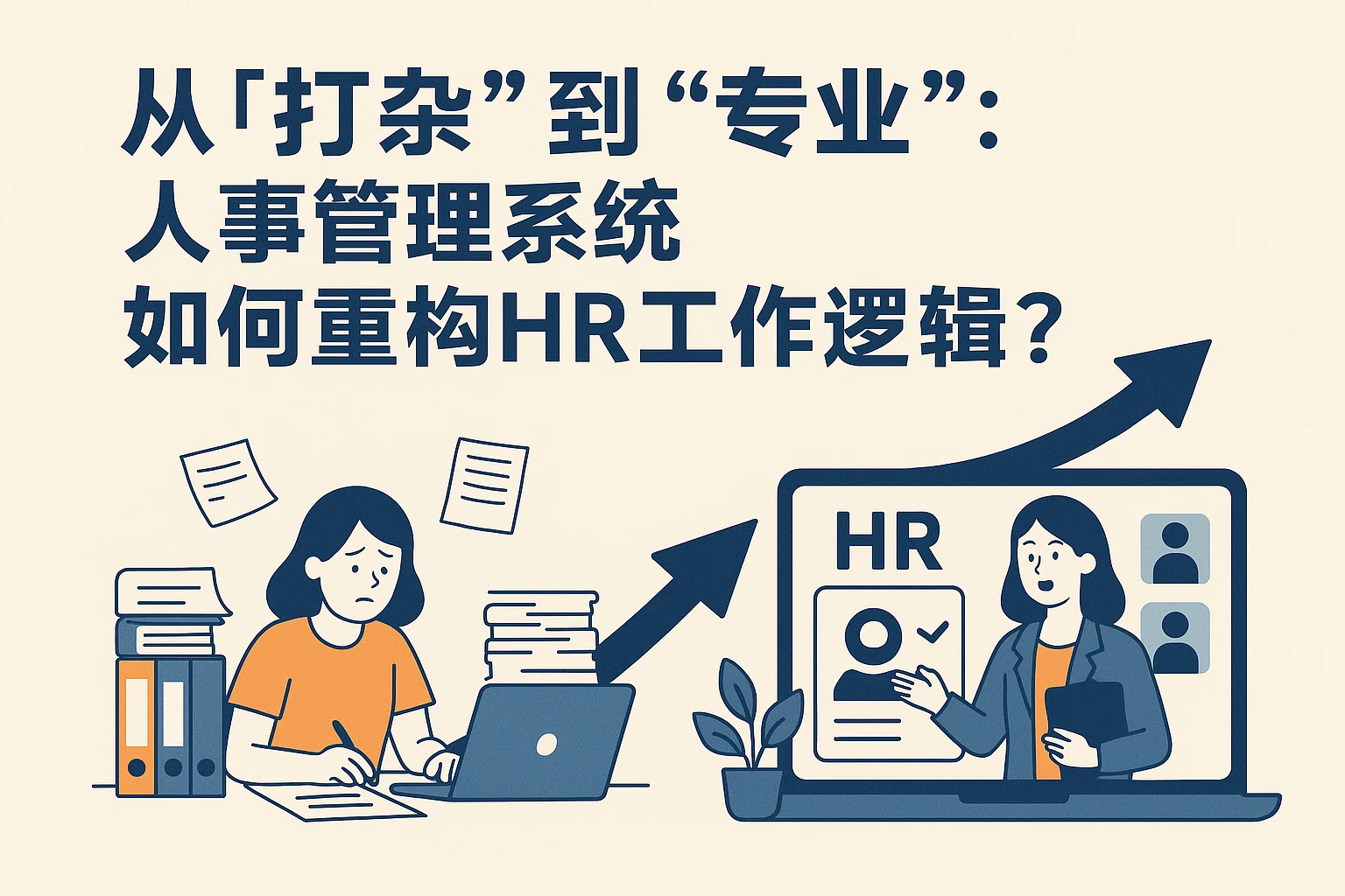 从“打杂”到“专业”:人事管理系统如何重构HR工作逻辑?