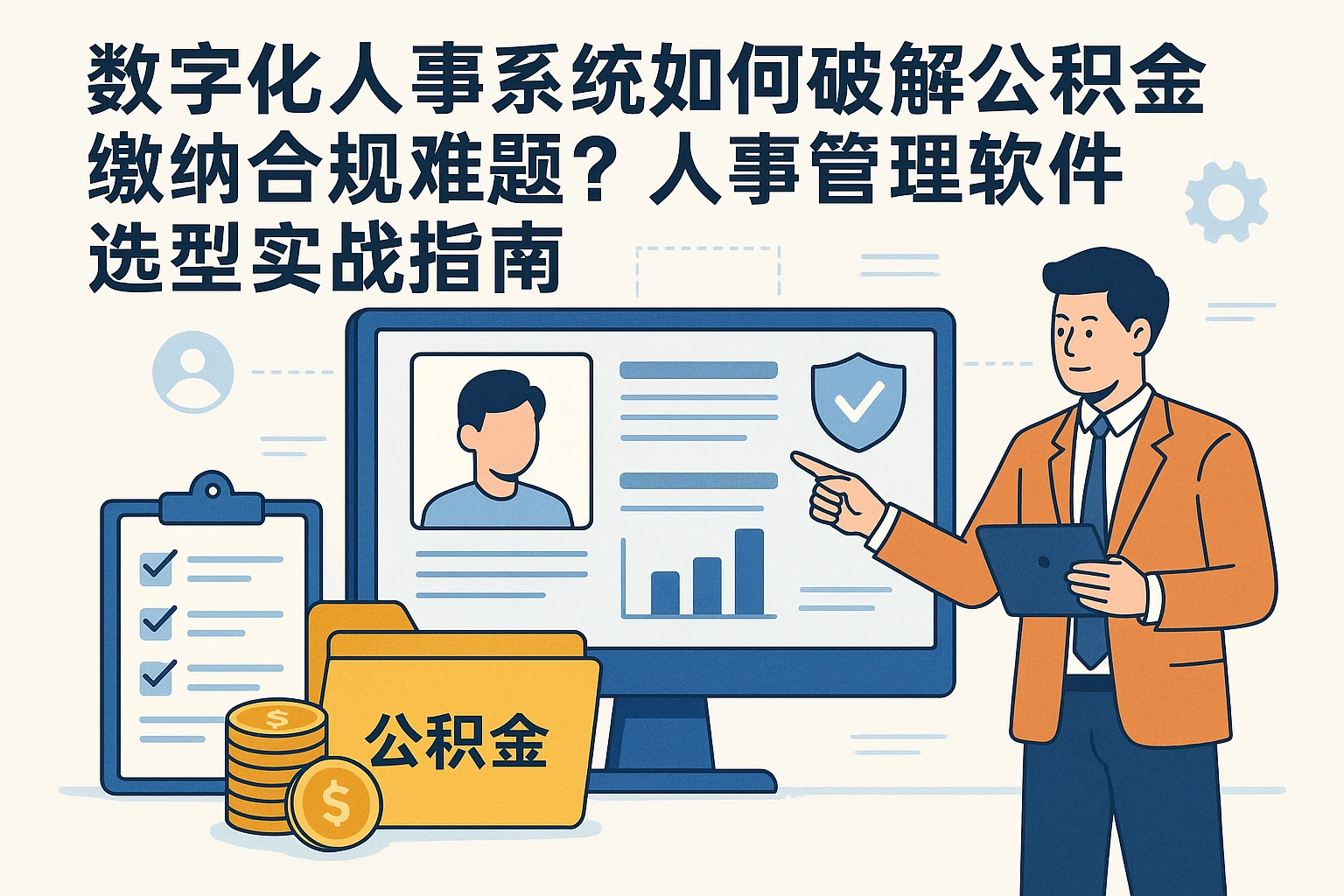 数字化人事系统如何破解公积金缴纳合规难题？人事管理软件选型实战指南