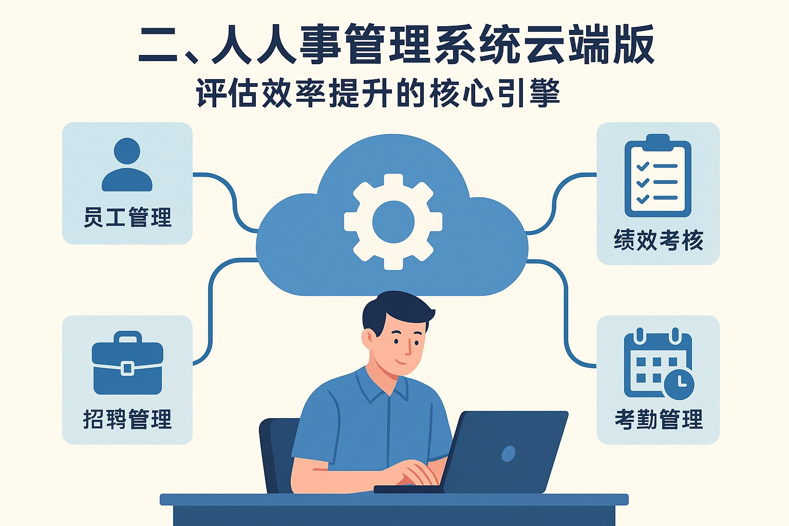 二、人事管理系统云端版:评估效率提升的核心引擎