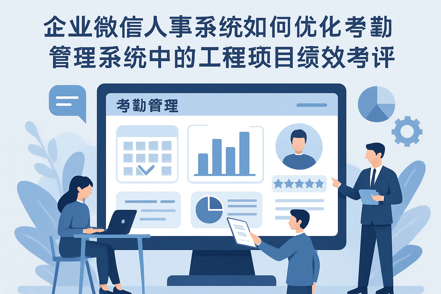 企业微信人事系统如何优化考勤管理系统中的工程项目绩效考评