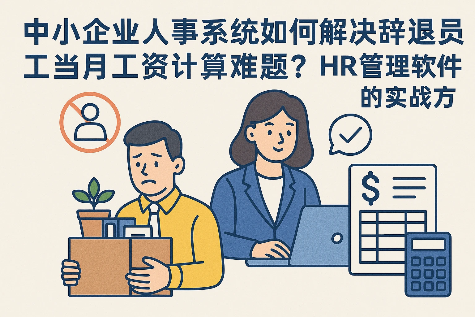 中小企业人事系统如何解决辞退员工当月工资计算难题?HR管理软件的实战方案