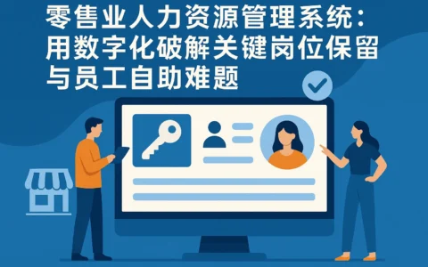 零售业人力资源管理系统：用数字化破解关键岗位保留与员工自助难题