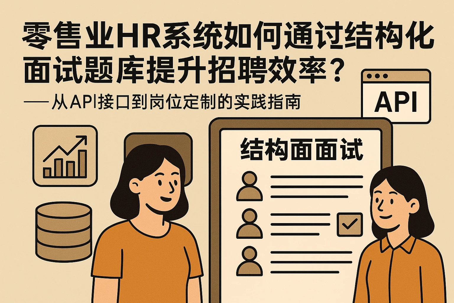 零售业HR系统如何通过结构化面试题库提升招聘效率?——从API接口到岗位定制的实践指南