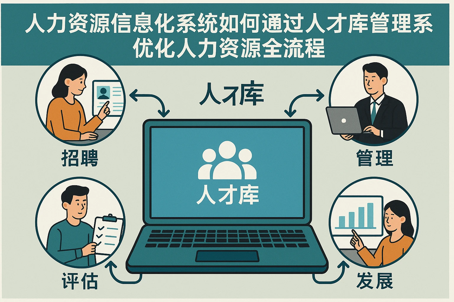 人力资源信息化系统如何通过人才库管理系统优化人力资源全流程系统