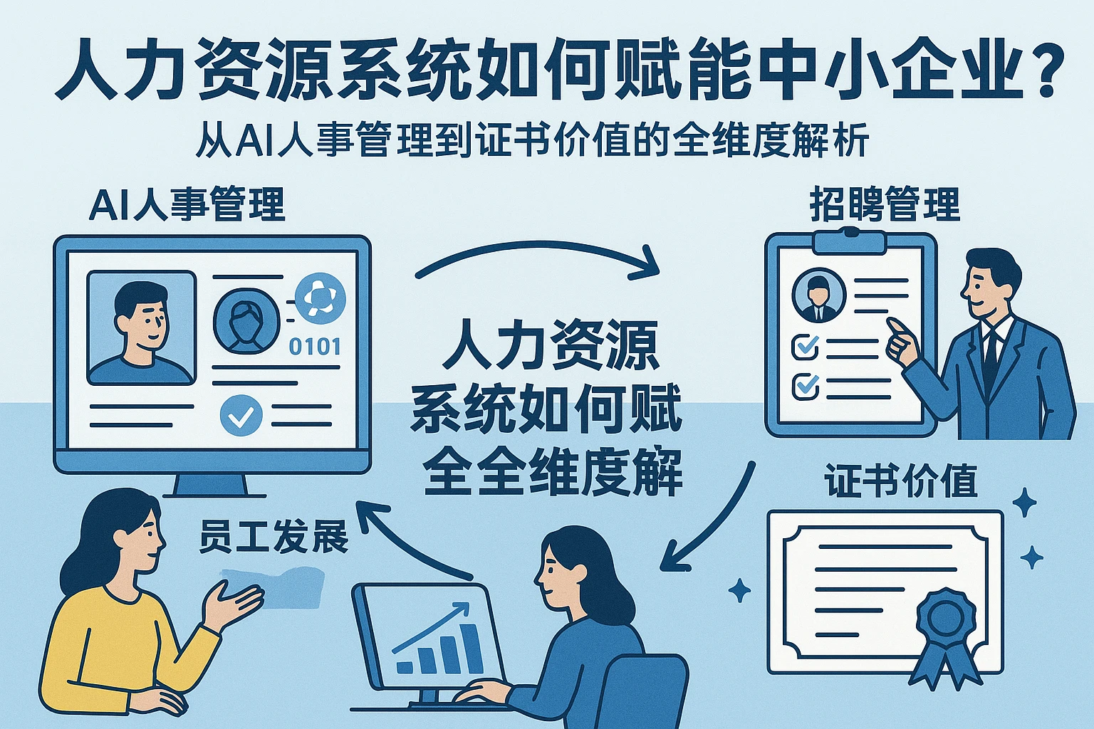 人力资源系统如何赋能中小企业？从AI人事管理到证书价值的全维度解析