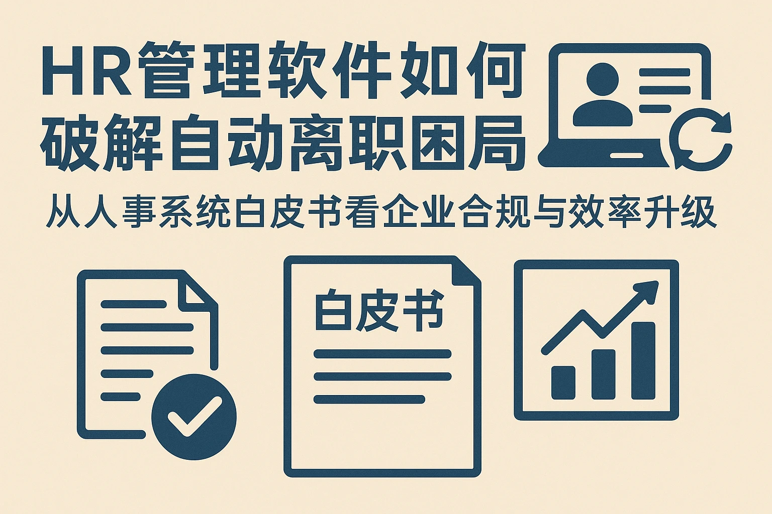 HR管理软件如何破解自动离职困局?从人事系统白皮书看企业合规与效率升级