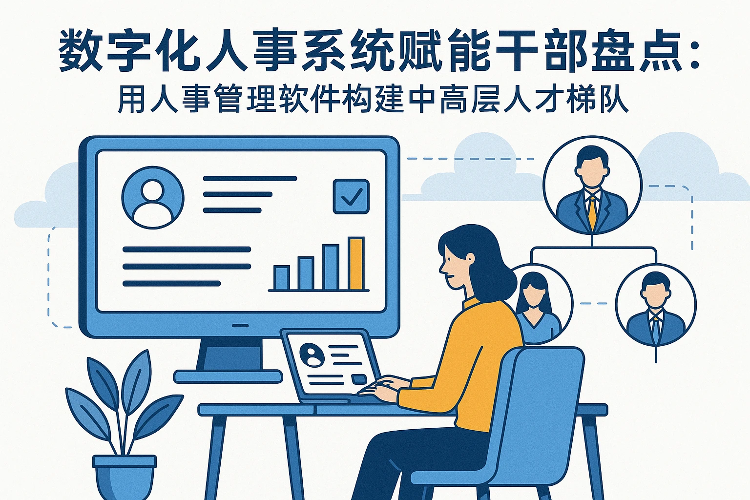 数字化人事系统赋能干部盘点:用人事管理软件构建中高层人才梯队