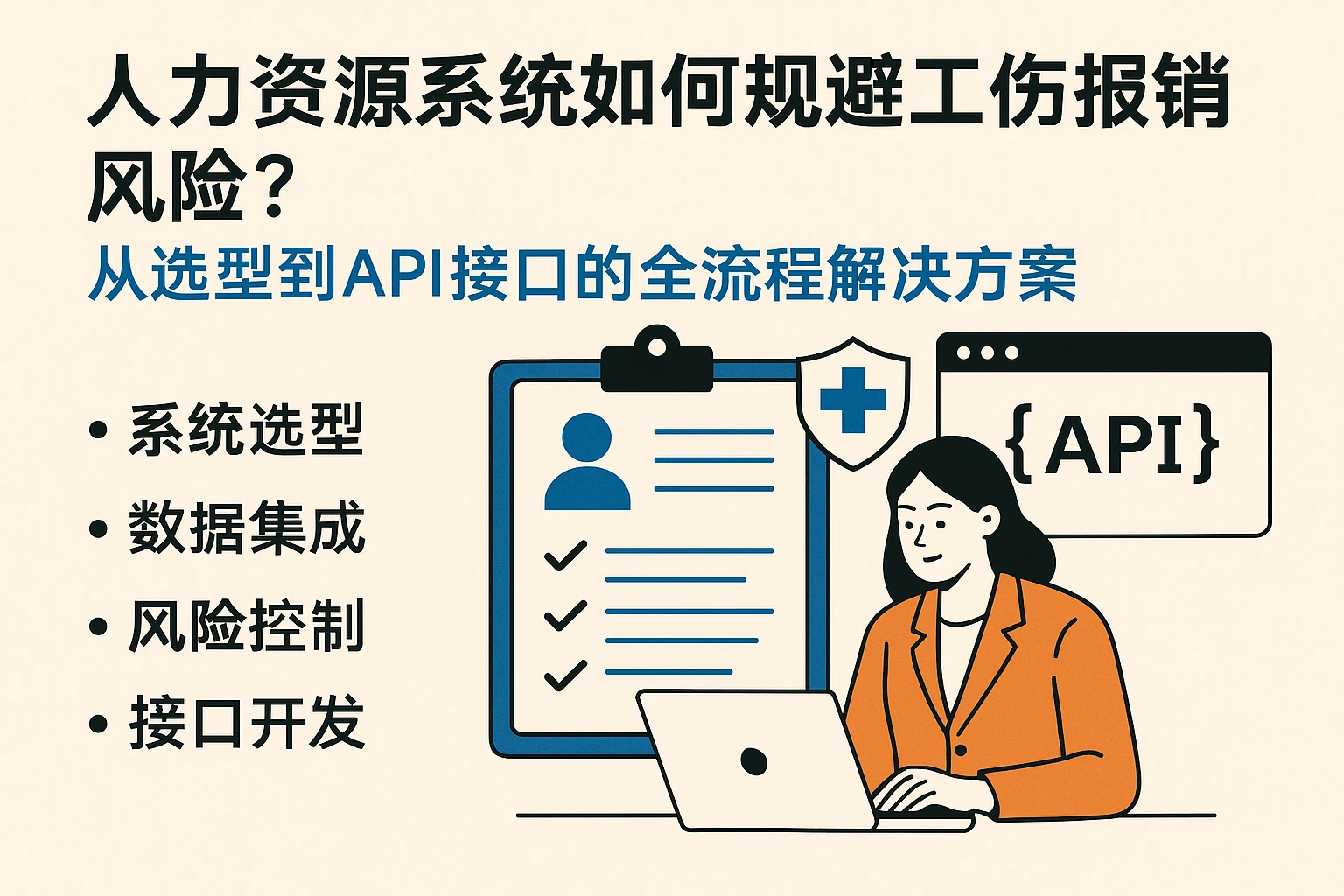 人力资源系统如何规避工伤报销风险？从选型到API接口的全流程解决方案