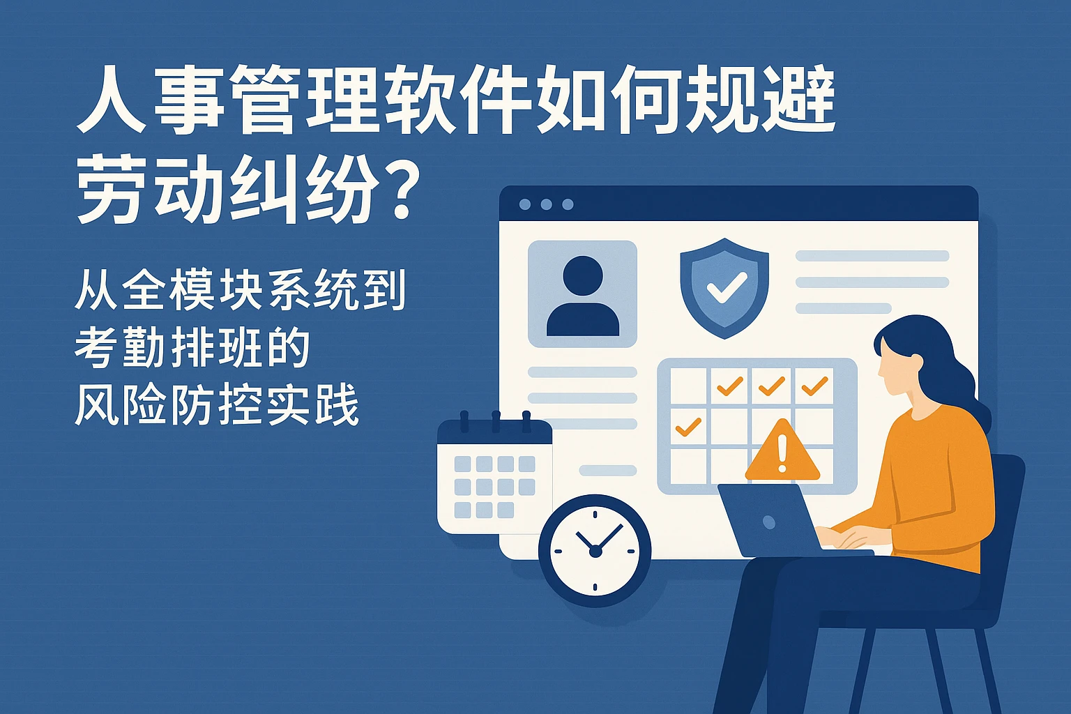 人事管理软件如何规避劳动纠纷？从全模块系统到考勤排班的风险防控实践