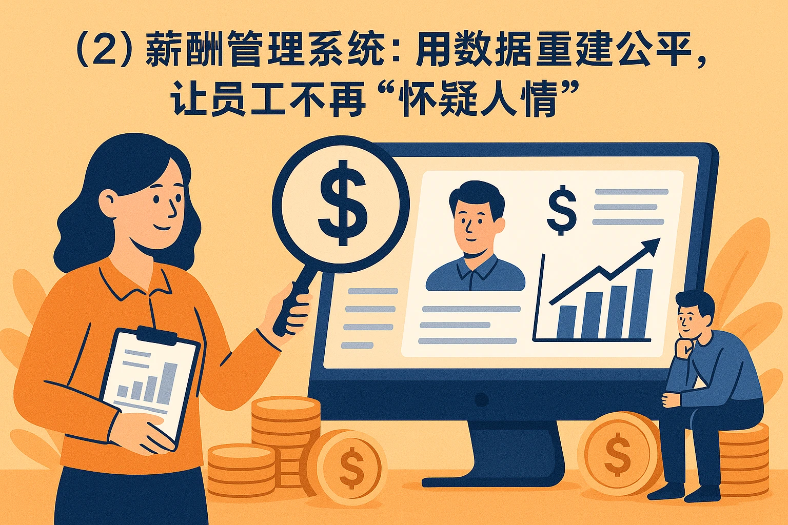 (2)薪酬管理系统:用数据重建公平,让员工不再“怀疑人情”