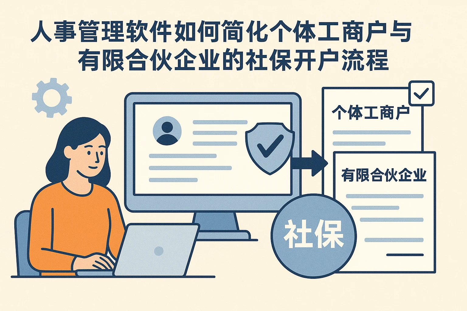 人事管理软件如何简化个体工商户与有限合伙企业的社保开户流程