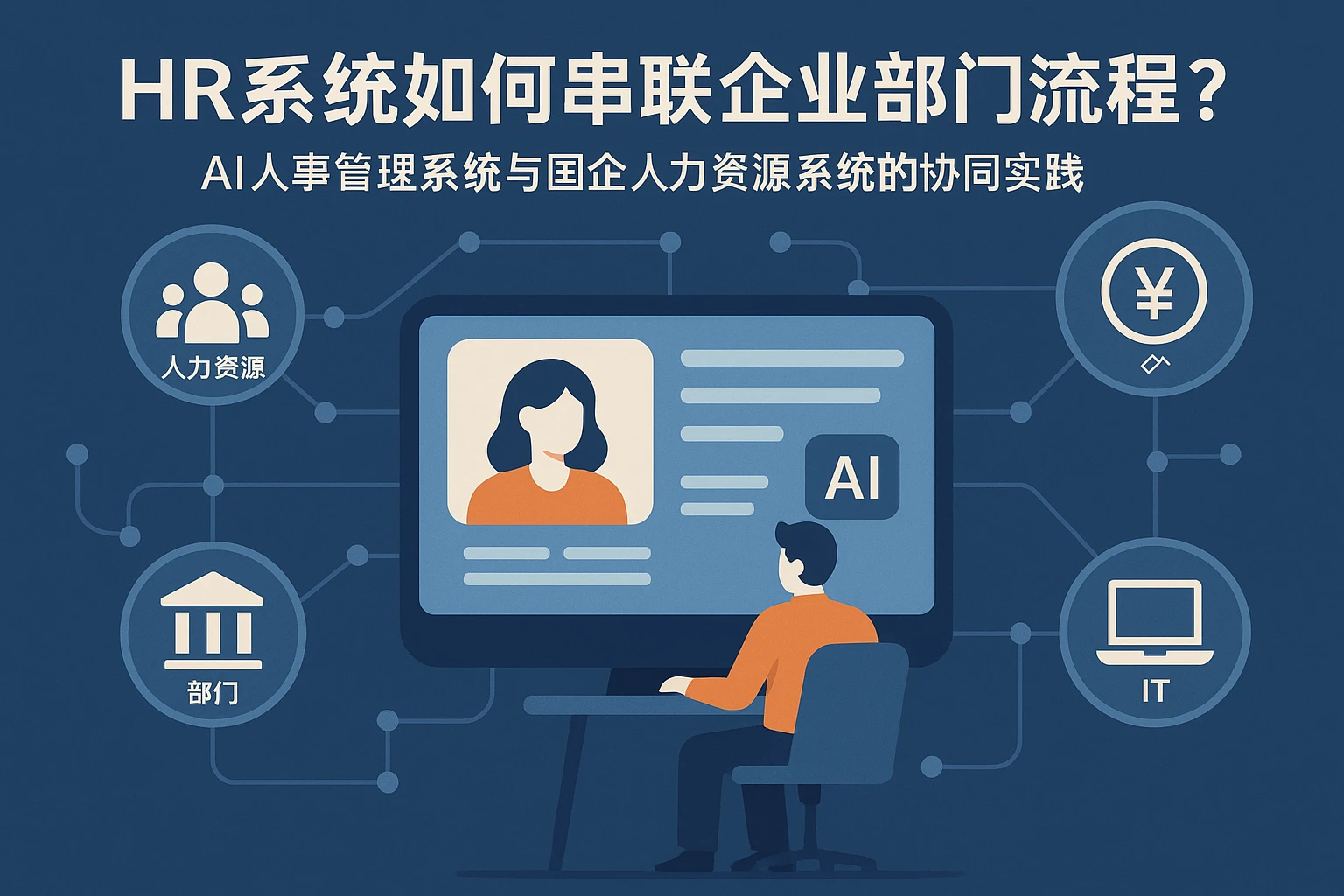 HR系统如何串联企业部门流程？AI人事管理系统与国企人力资源系统的协同实践
