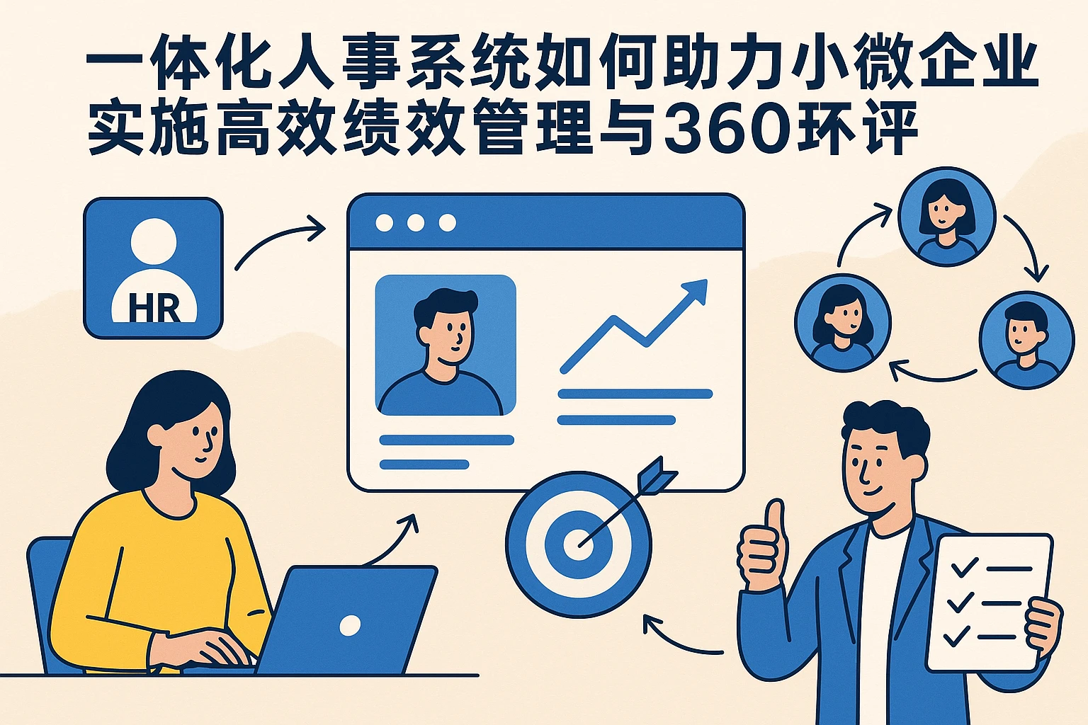 一体化人事系统如何助力小微企业实施高效绩效管理与360环评